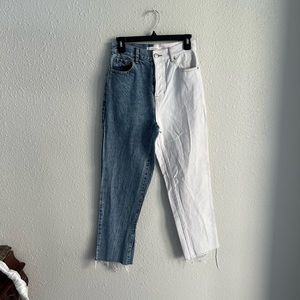 White and Blue Jeans 
Pacsun 
Size: 26